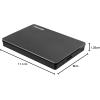 imageToshiba Canvio Advance 4TB Portable External Hard Drive USB 30 Black  HDTCA40XK3CABlack