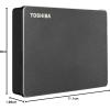 imageToshiba Canvio Advance 4TB Portable External Hard Drive USB 30 Black  HDTCA40XK3CABlack