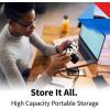 imageToshiba Canvio Advance 4TB Portable External Hard Drive USB 30 Black  HDTCA40XK3CARed