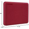 imageToshiba Canvio Advance 4TB Portable External Hard Drive USB 30 Black  HDTCA40XK3CARed