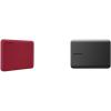 imageToshiba Canvio Advance 4TB Portable External Hard Drive USB 30 Black  HDTCA40XK3CARed