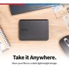 imageToshiba Canvio Basics 4TB Portable External Hard Drive USB 30 Black  HDTB540XK3CABlack