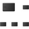 imageToshiba Canvio Basics 4TB Portable External Hard Drive USB 30 Black  HDTB540XK3CABlack