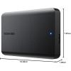 imageToshiba Canvio Basics 4TB Portable External Hard Drive USB 30 Black  HDTB540XK3CABlack