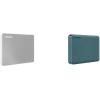 imageToshiba Canvio Flex 2TB Portable External Hard Drive USBC USB 30 Silver for PC Mac ampamp Tablet  HDTX120XSCAASilver