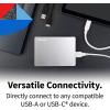 imageToshiba Canvio Flex 2TB Portable External Hard Drive USBC USB 30 Silver for PC Mac ampamp Tablet  HDTX120XSCAASilver