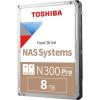 imageToshiba N300 PRO 10TB LargeSized Business NAS up to 24 Bays 35Inch Internal Hard Drive  Up to 300 TBYear Workload Rate CMR SATA 6 GBs 7200 RPM 512 MB Cache  HDWG71AXZSTB8 TB