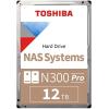 imageToshiba N300 PRO 10TB LargeSized Business NAS up to 24 Bays 35Inch Internal Hard Drive  Up to 300 TBYear Workload Rate CMR SATA 6 GBs 7200 RPM 512 MB Cache  HDWG71AXZSTB12 TB