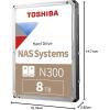 imageToshiba N300 PRO 10TB LargeSized Business NAS up to 24 Bays 35Inch Internal Hard Drive  Up to 300 TBYear Workload Rate CMR SATA 6 GBs 7200 RPM 512 MB Cache  HDWG71AXZSTB8 TB