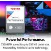 imageToshiba X300 10TB Performance ampamp Gaming 35Inch Internal Hard Drive  CMR SATA 6 GBs 7200 RPM 256 MB Cache  HDWR11AXZSTA10 TB
