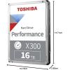 imageToshiba X300 20TB Performance ampamp Gaming 35Inch Internal Hard Drive  CMR SATA 6 GBs 7200 RPM 512 MB Cache  HDWR62AXZSTA16 TB