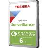 imageToshiba S300 PRO 10TB Surveillance 35 Internal Hard Drive  CMR SATA 6 Gbs 7200 RPM 512MB Cache  HDWTA1AUZSVAR6 TB
