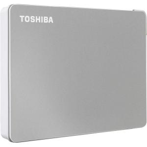 imageToshiba Canvio Flex 2TB Portable External Hard Drive USBC USB 30 Silver for PC Mac ampamp Tablet  HDTX120XSCAASilver