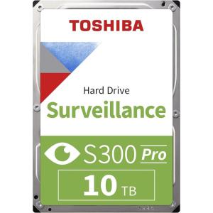 imageToshiba S300 PRO 10TB Surveillance 35 Internal Hard Drive  CMR SATA 6 Gbs 7200 RPM 512MB Cache  HDWTA1AUZSVAR10 TB